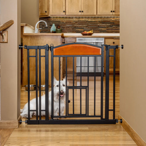 37.5" Design Paw Easy Close Walk-Thru Pet Gate