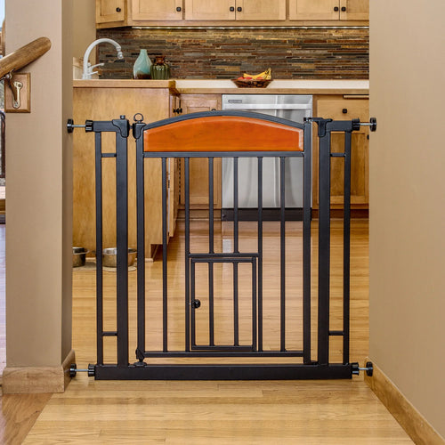 28" Design Paw Easy Close Walk-Thru Pet Gate